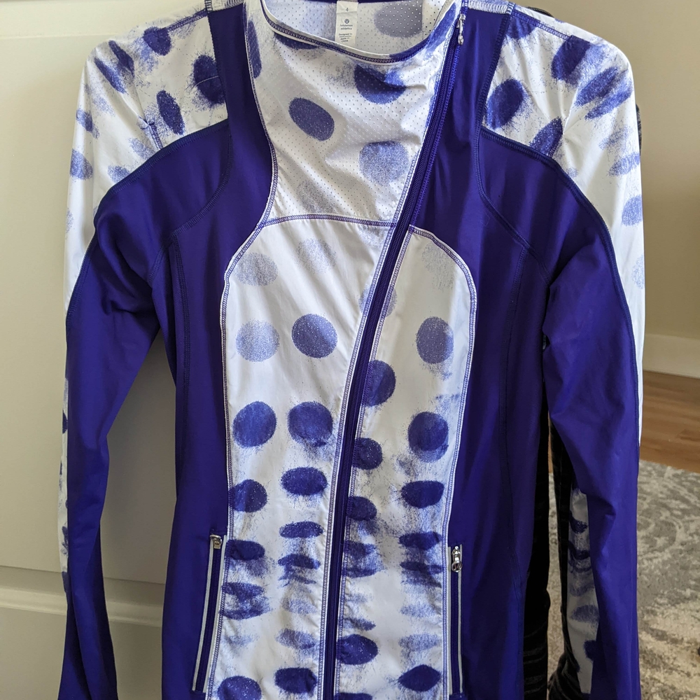 Women's Purple and White Jacket